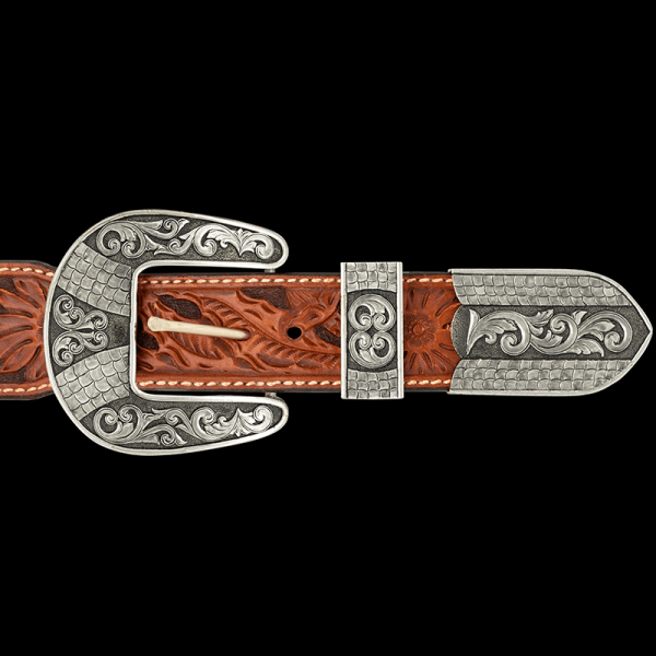 Durango, Our "Durango" 3 Piece buckle is stylish, durable, and  has a classic look that will never go out of style. Built by our expert silversmtihs